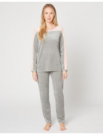 Fleck grey BRUNCH 402 cotton Pyjama